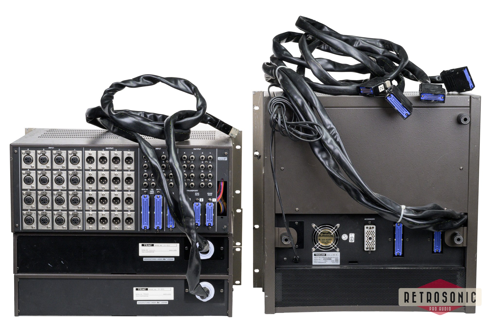 Tascam MS-16 1" 16-Track Multitrack Recorder package